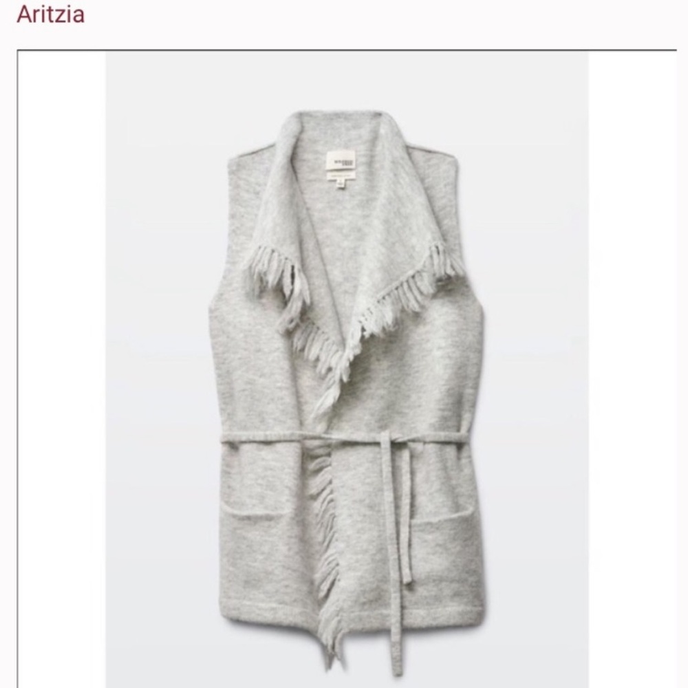 Wilfred Free Wool Alpaca Fei Fei Vest Size XXS